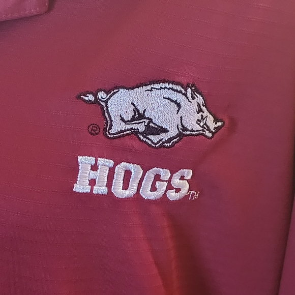 Arkansas Razorback Men's Polo Shirt with the Razorback Hog Logo Size: 2XL - Picture 5 of 12